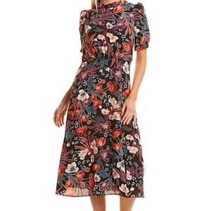 Julia Jordan Floral Printed Midi Dress
